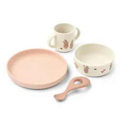 Set repas en Silicone Vivi Wild Child Rosey