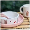 Set repas en Silicone Vivi Wild Child Rosey