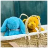 Lapin Fleurette Turquoise 35 cm