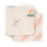 Lot de 2 langes 65 x 65 cm Célébration Powder
