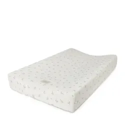 Housse de matelas à langer en gaze de coton Roseberry