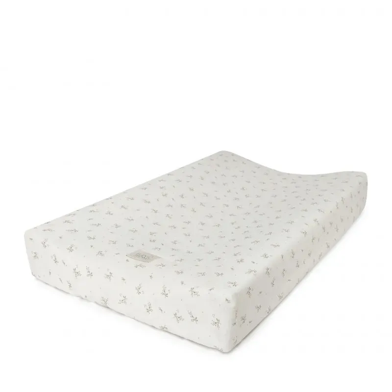 Housse de matelas à langer en gaze de coton Roseberry