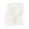 Housse de matelas à langer en gaze de coton Ivory Powder
