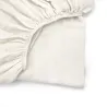 Housse de matelas à langer en gaze de coton Ivory Powder