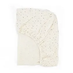 Housse de matelas à langer en gaze de coton Vanilla Sky