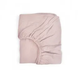 Housse de matelas à langer en gaze de coton Rose Nude Powder