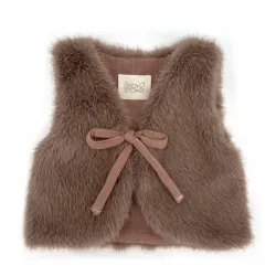 Gilet Bébé Plushy Moka