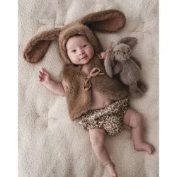 Gilet Bébé Plushy Moka