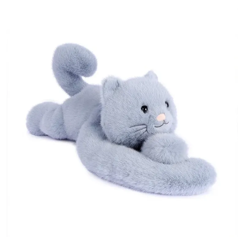 Peluche Lestée Podcoll - Chat - 50 cm