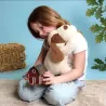 Peluche Lestée Podcoll - Chien - 50 cm